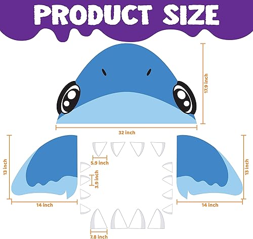 Miniatura 6 de JOYIN Kit de decoración de Halloween para maletero o golosinas, calcomanías para automóvil, decoración de tiburón, casa embrujada para SUV, puerta