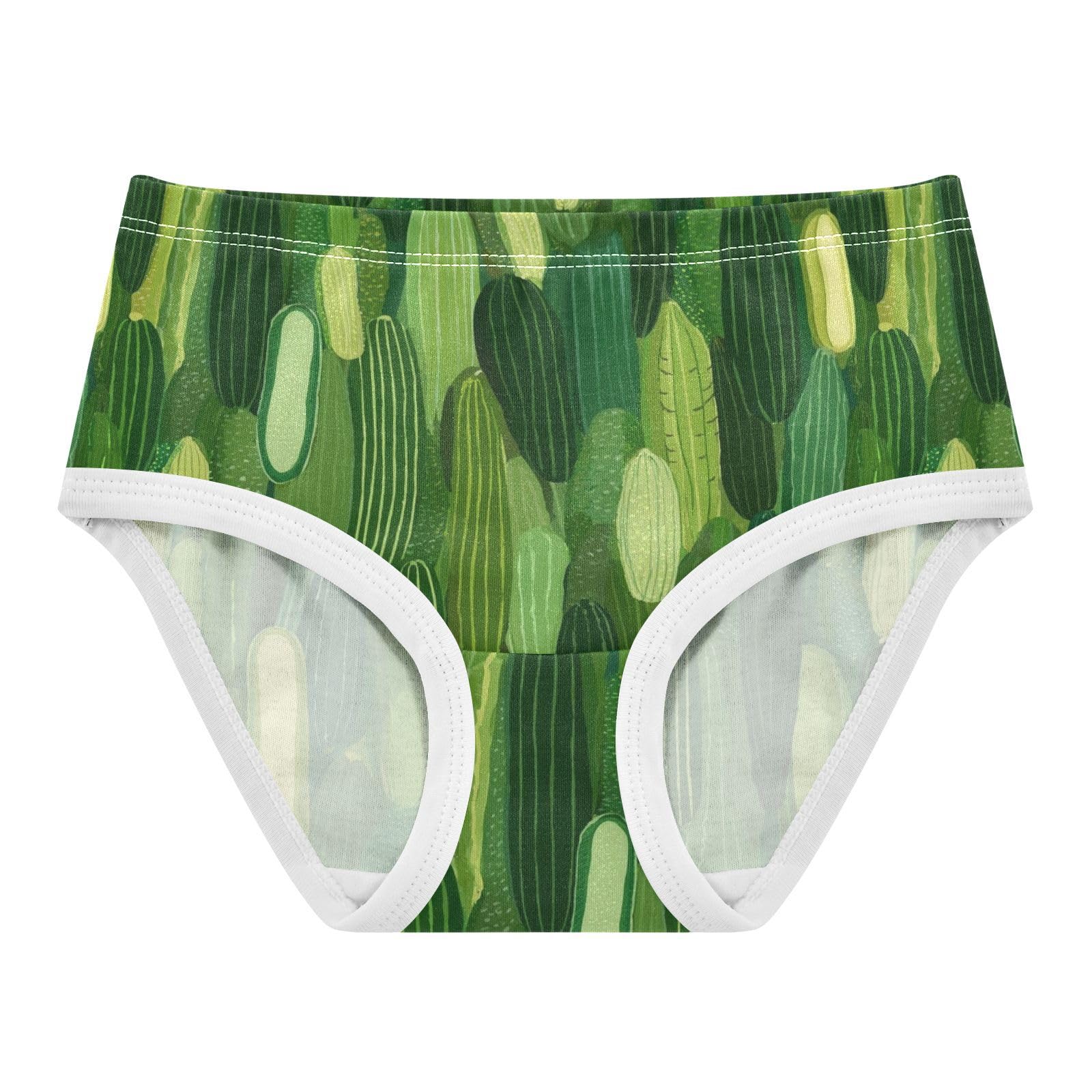 Wusikd Cucumbers Girls Underwear Cotton Girls Briefs Soft Toddler Underwear 2T