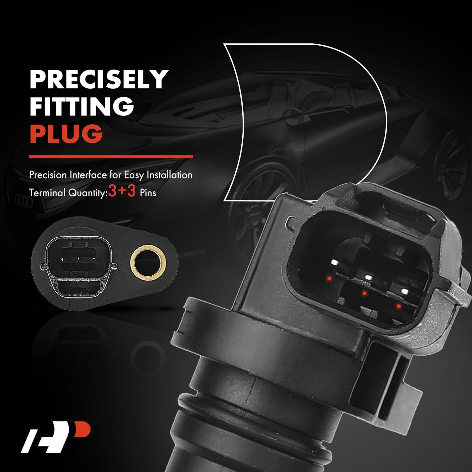 A-Premium 3-PC Engine Camshaft Crankshaft Position Sensors Compatible with Mitsubishi Outlander 2011-2013/2019-2020, Outlander Sport 2011-2020, Lancer 2008-2017, Lancer 2009-2017, 2.0L 2.4L Petrol