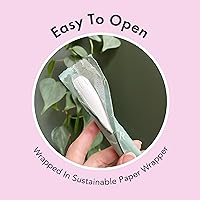 Vista 6 de Rael Tampones, aplicador de cartón con algodón orgánico, multipaquete, regular y súper absorbente, sin perfume, mejorado de fácil agarre