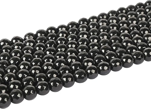 Miniatura 69 de GEMHUB Cuentas redondas sueltas de piedras preciosas naturales de 0.315 pulgadas para la fabricación de joyas, cuentas curativas de cristal para Ojo