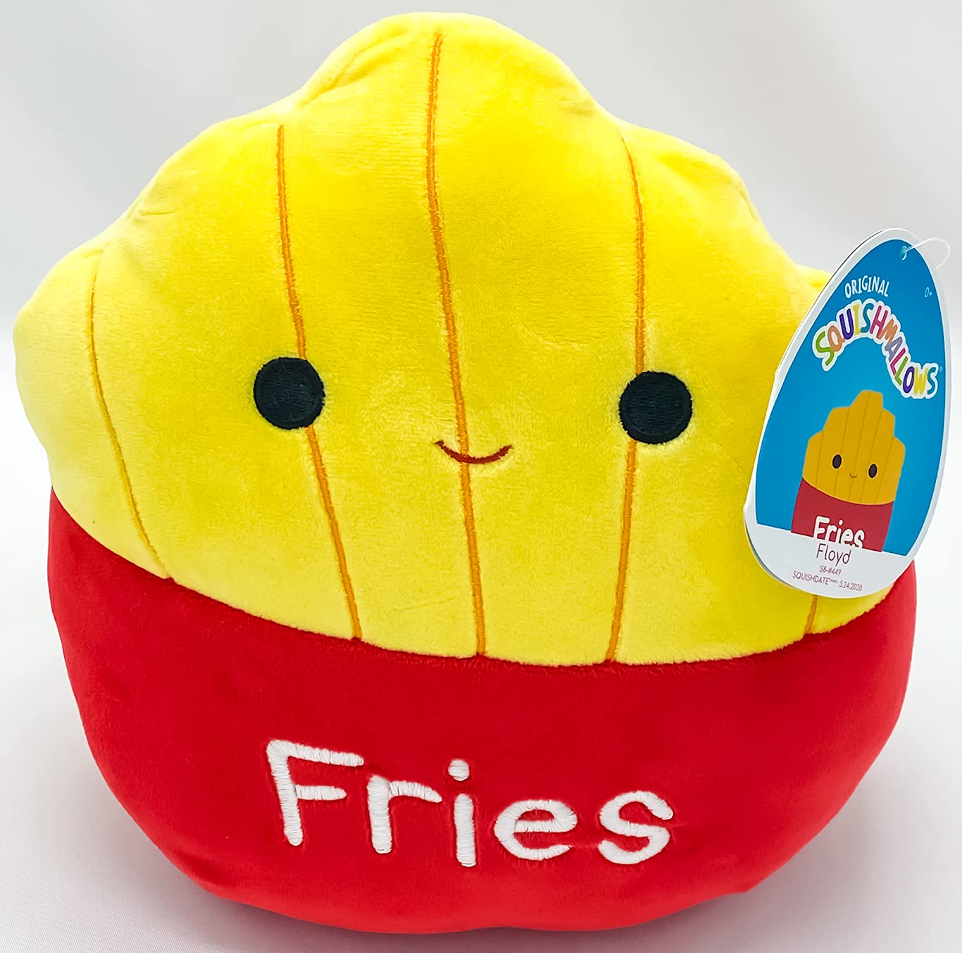 Squishmallows Kelly Toys 8” Food Super Soft Stuffed Plush Toy Pillow (Floyd The 8" French Fries)