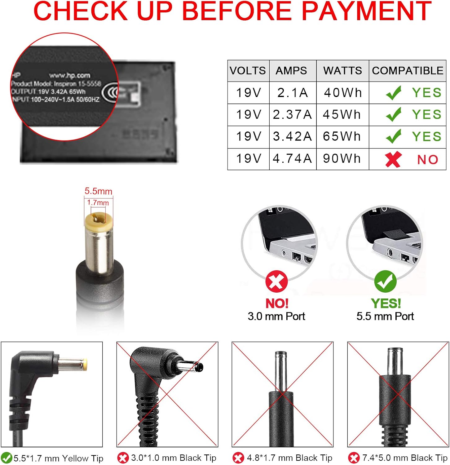 Buy AC Adapter for Acer LCD Monitor 