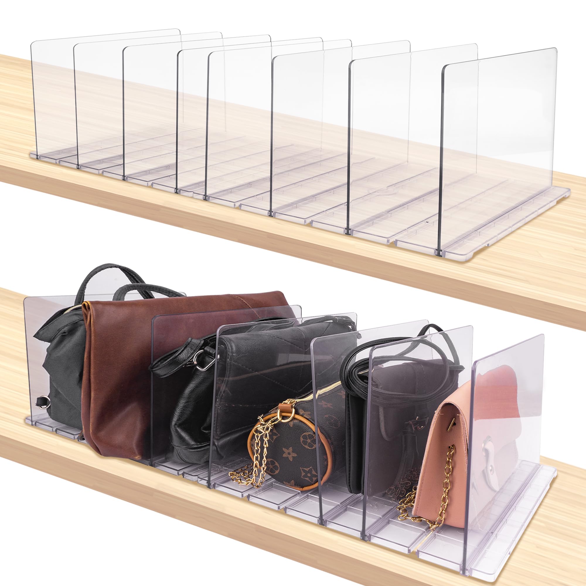 Organizador de bolsa para armário, organizador de bolsa de mão de ...