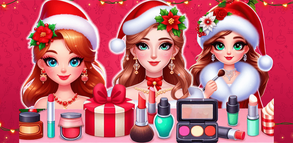 Christmas Dress Up Games For Girls - Xmas Girl Makeup & Makeover Salon  Girls Game
