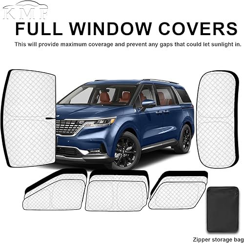 Miniatura 190 de KMF - Parasol de repuesto para parabrisas, cubierta para ventana lateral y trasera, cubierta protectora para visor, para campamento, bebé, bloqueo
