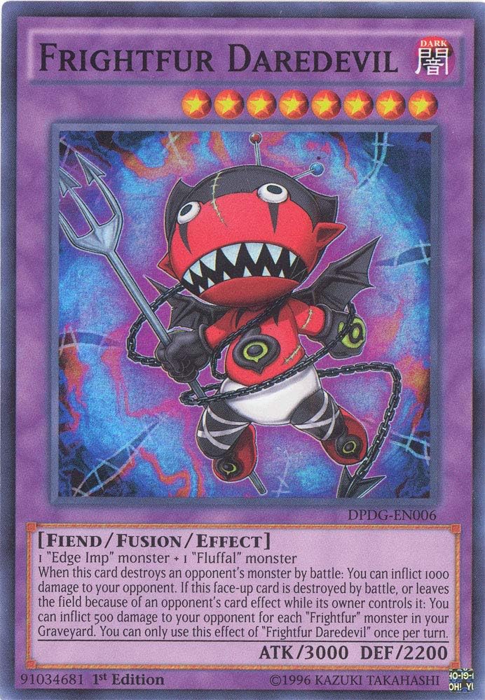 Yu-Gi-Oh! - Frightfur Daredevil - DPDG-EN006 - Super Rare - 1st Edition - Duelist Pack: Dimensional Guardians