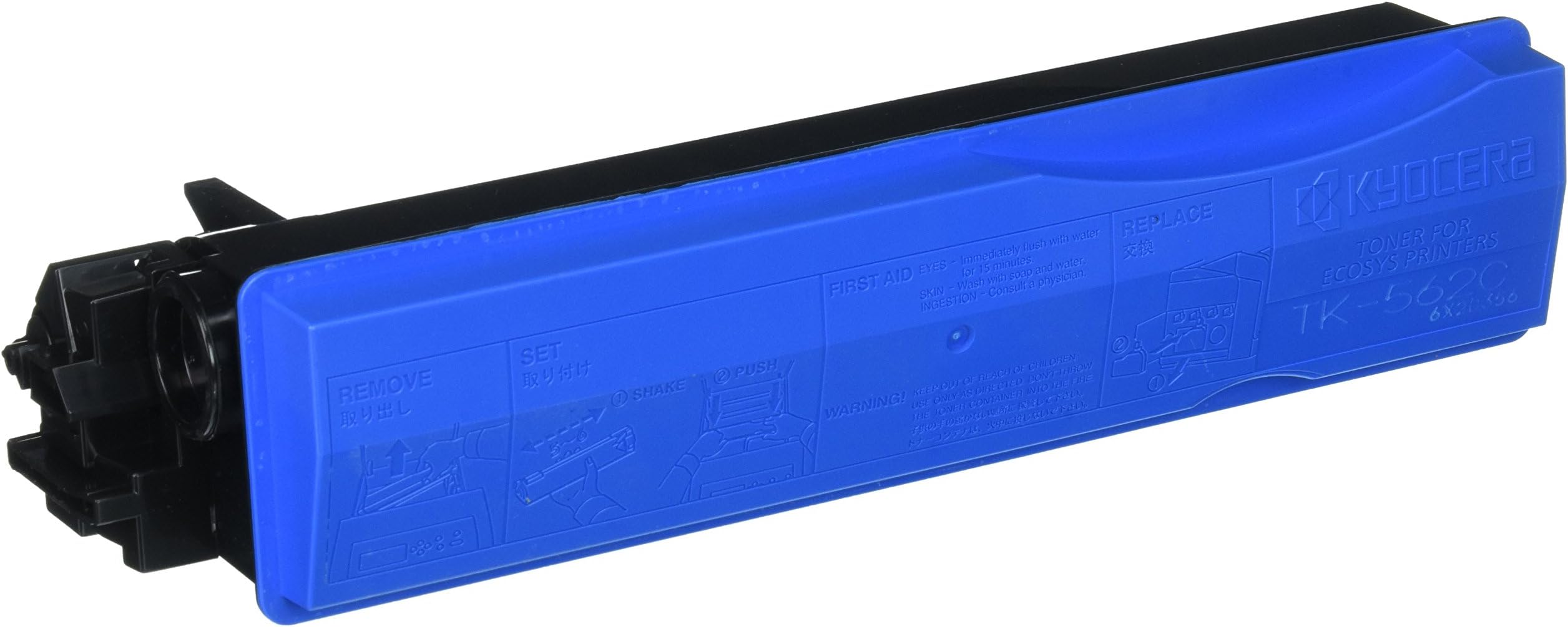 Kyocera 1T02HNCUS0 Model TK-562C Cyan Laser Cartridge for Ecosys C5300DN/C5350DN/P6030CDN, Genuine Kyocera, Up To 10000 Pages