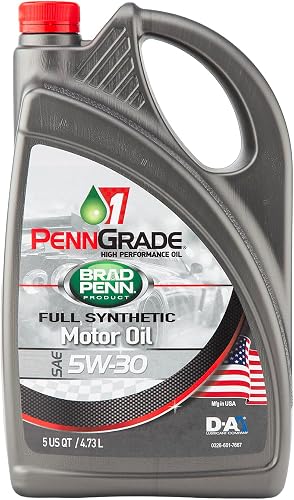 PennGrade 1 71710 Full Synthetic Motor Oil SAE 50W-30 | High Performance Engine 