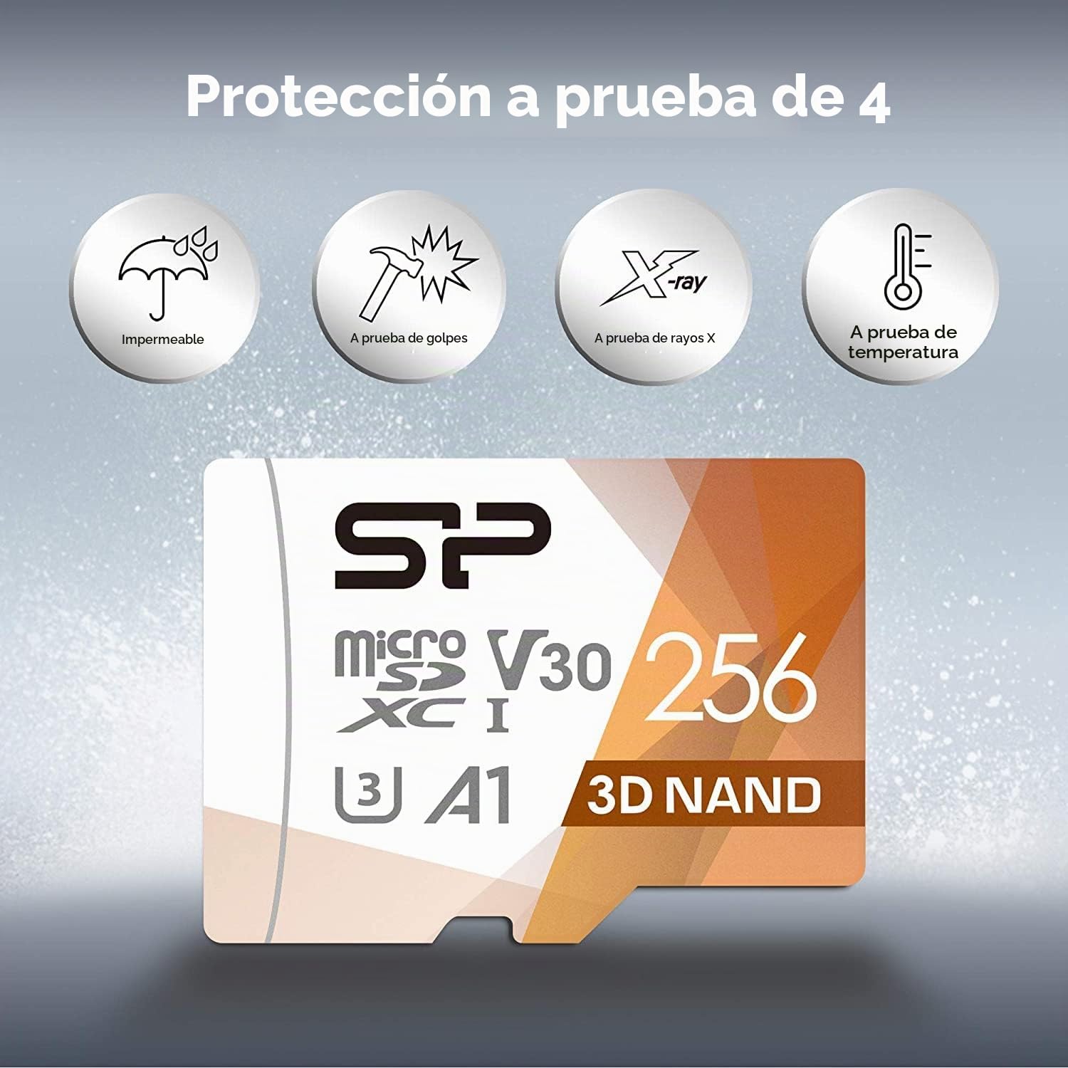 Silicon Power - Paquete de 2 Tarjetas Micro SD de 256 GB U3 Compatible con Nintendo Switch, Tarjeta de Memoria microSD SDXC microsdxc de Alta Velocidad con Adaptador