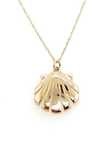 Scallop Shell Camino Necklace Pendant 