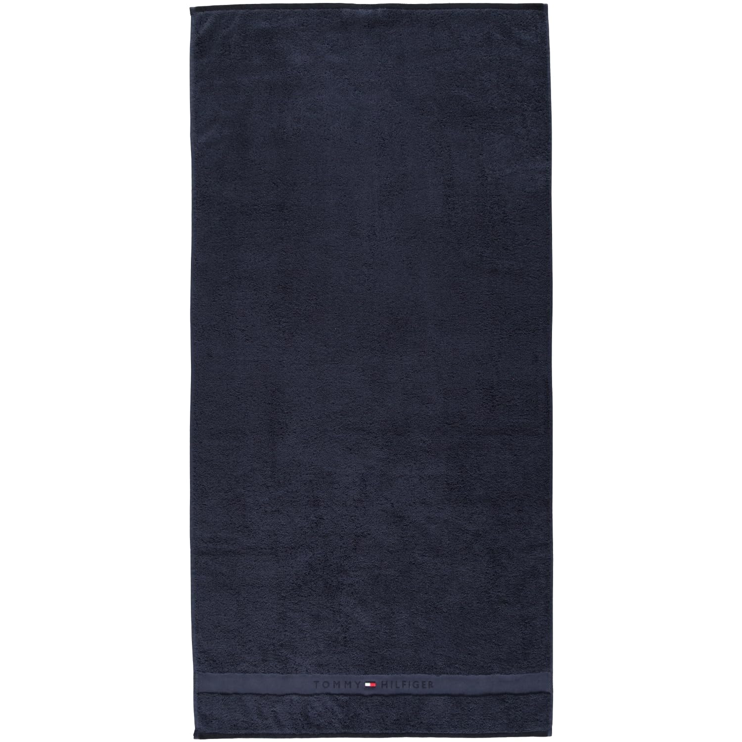 Tommy hilfiger-serviette serie legend 2–uni 560gr./m², 100 % coton, bleu marine, Serviette de bain 70 x 140 cm