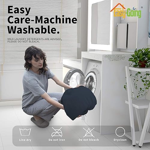 Miniatura 631 de Funda elástica para sofá reclinable de fácil colocación, Tela mezcla de poliéster Algodón, Arena