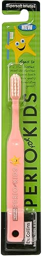 Miniatura 7 de Dr. Collins Perio Cepillo de dientes para niños, rosa, 12 unidades