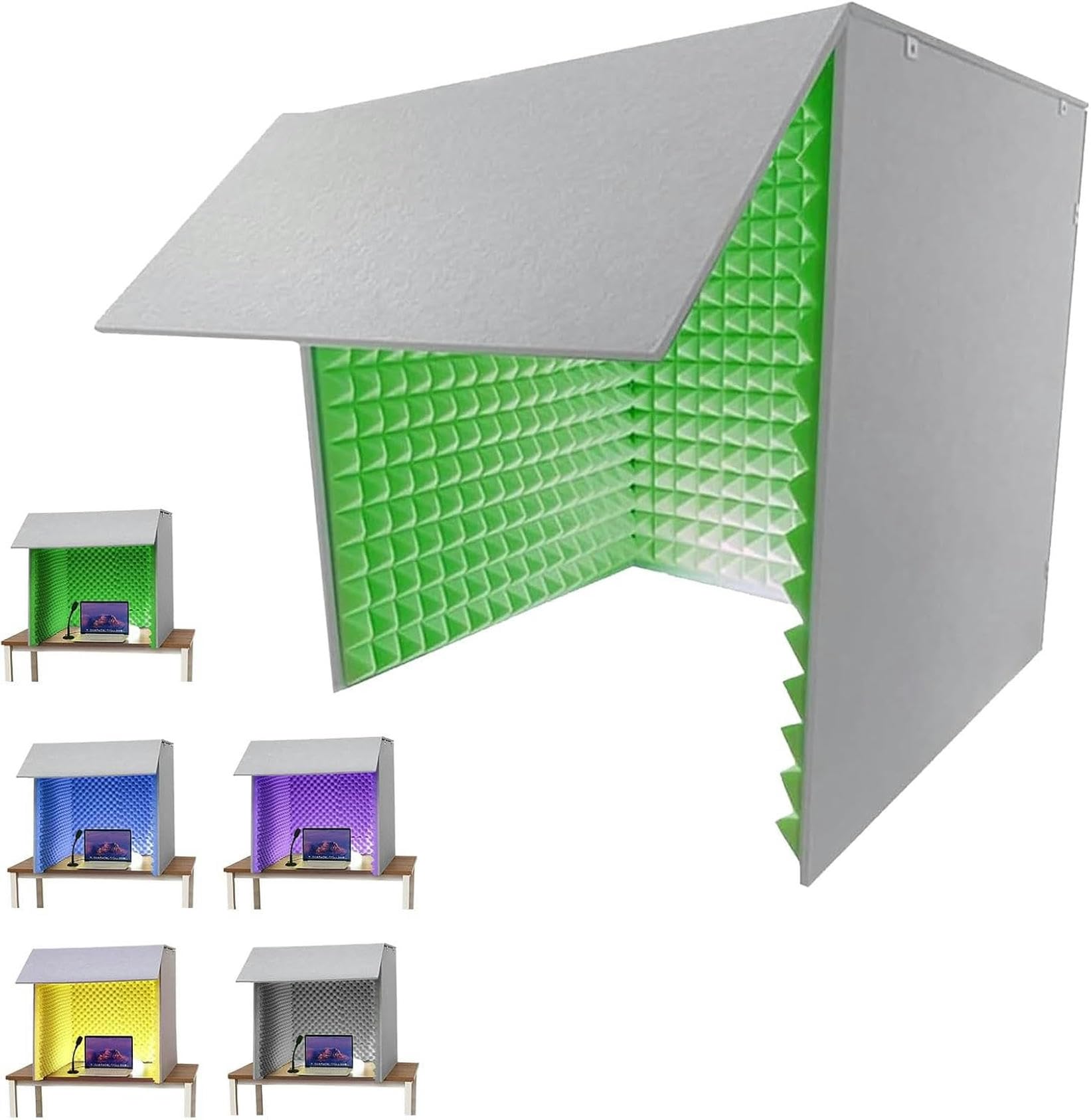 Cabine insonorisée 80x80x80cm de bureau pour home studio