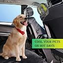 HASTHIP® USB Fan for Car Back Seat,Rotatable USB Fan with Cable,Headrest Mounted 5V Mini with 3 Speed Switch Controller for Baby Back Seat Passengers gallery image