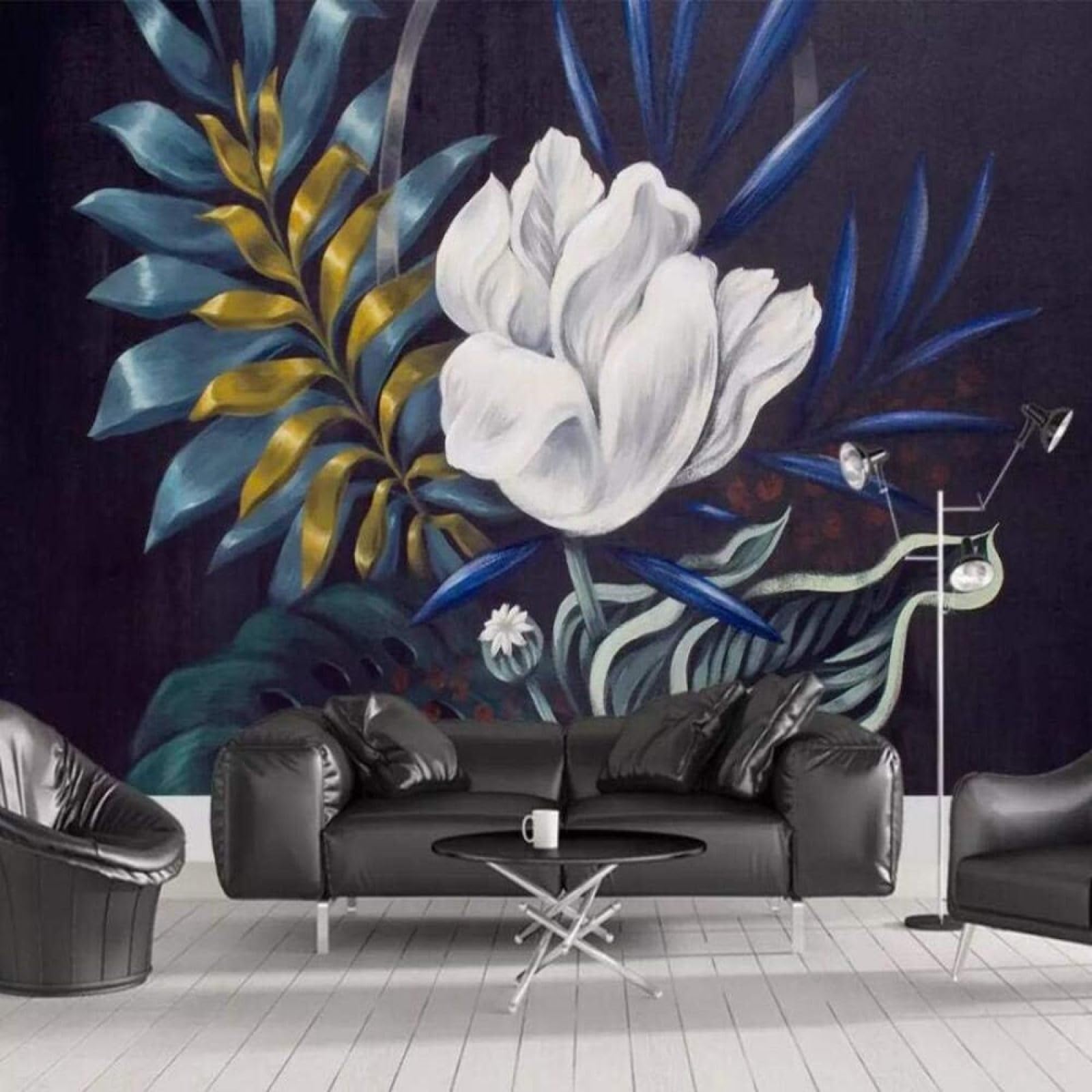 Papel pintado pared 3D XLMING elimina paredes sosas en cocina y TV