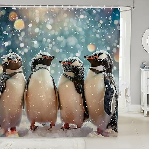 Miniatura 19 de Cortinas de ducha impermeables con diseño de barco pirata de caricaturas, tela de aventura marina, cortina de ducha de baño con peces submarinos,