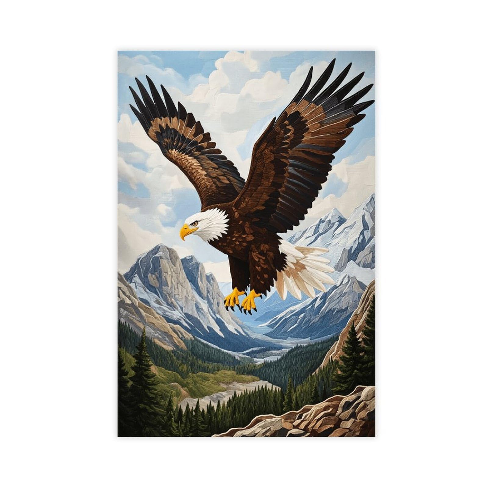 ELKPDOE Bald Eagle Bird Posters