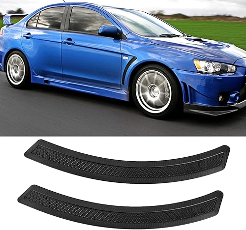 Miniatura 3 de Runmade Evo 10 X Style PP, funda para ventilación lateral y guardabarros delantero para Mitsubishi 08-15 Lancer (2 unidades)