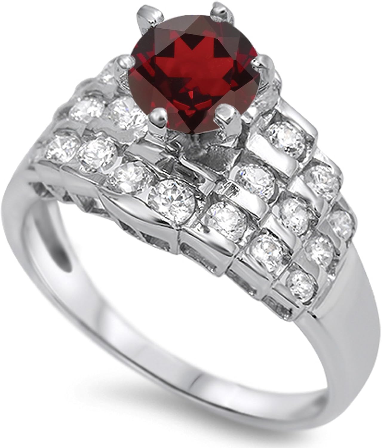 CHOOSE YOUR COLOR Sterling Silver Wedding Ring