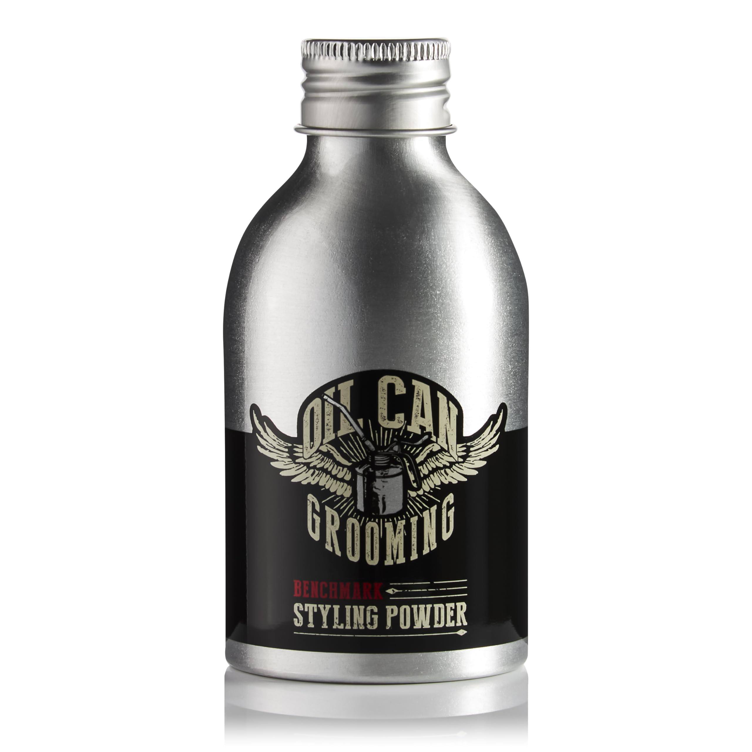 Oil Can Grooming Benchmark Styling Powder, Volumizing Hair Powder for Texture Matte Finish & Serious Hold
