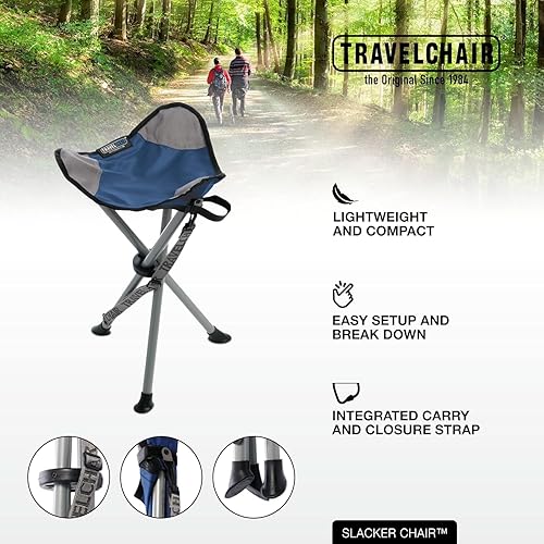 Miniatura 5 de TravelChair - Banqueta para camping, con forma de trípode y plegable - Asiento