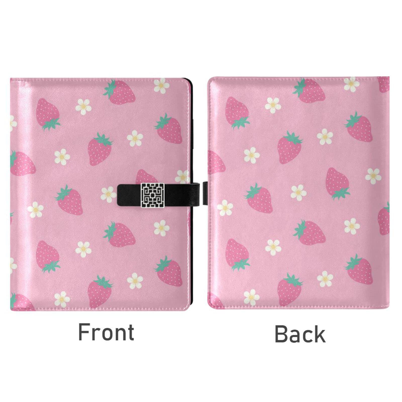 Amazon.co.jp: SoreSore システム手帳 A5サイズ いちご 苺 花柄 ピンク