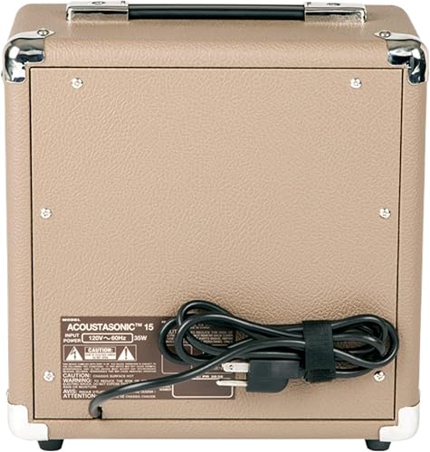 Miniatura 3 de Fender Amplificador de Guitarra Acoustasonic para Guitarra Acústica, 15 Vatios, con 2 Años de Garantía, Altavoz de 6 Pulgadas, Entradas Duales