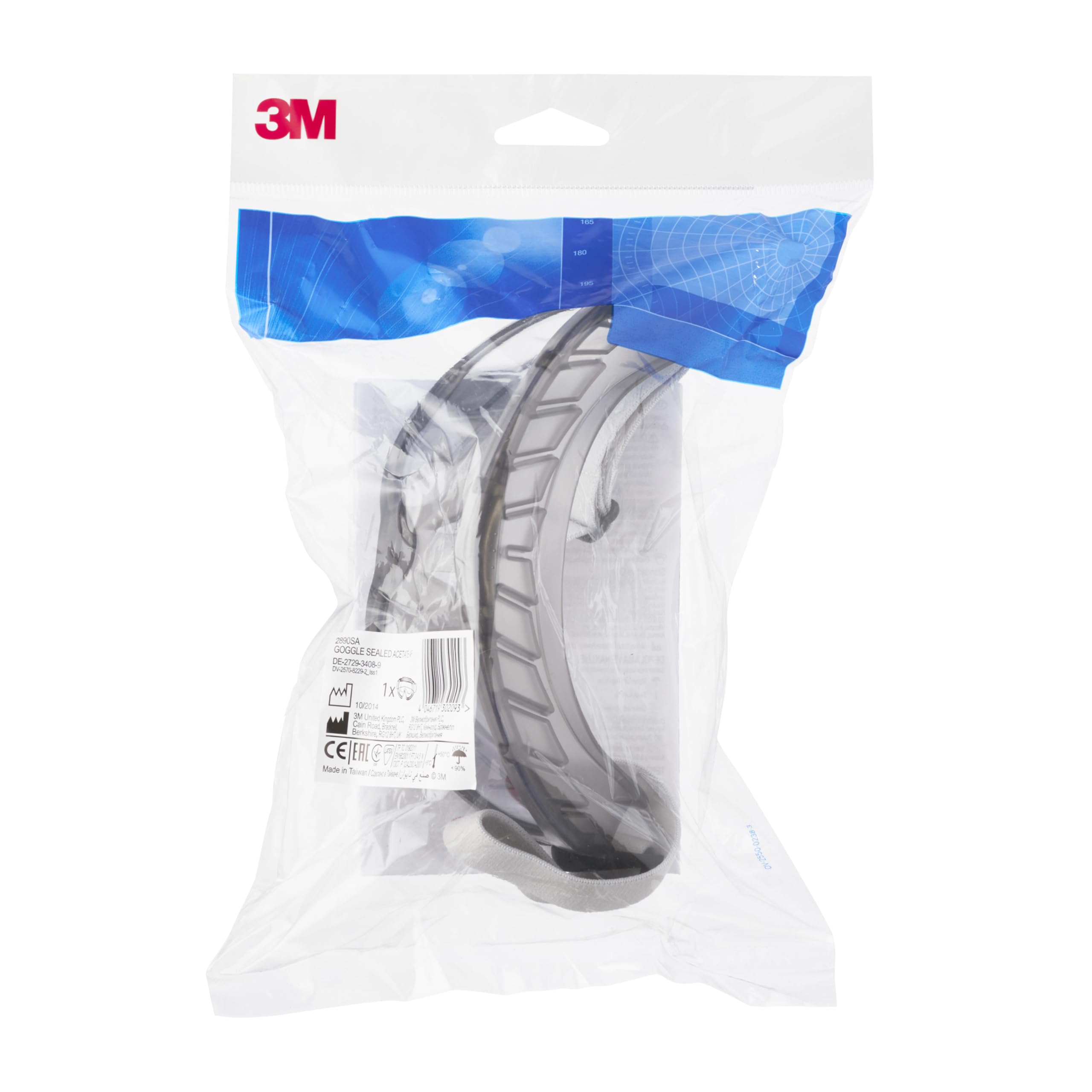 3M™ Safety Goggles 2890, Indirect Vented, Anti-Fog