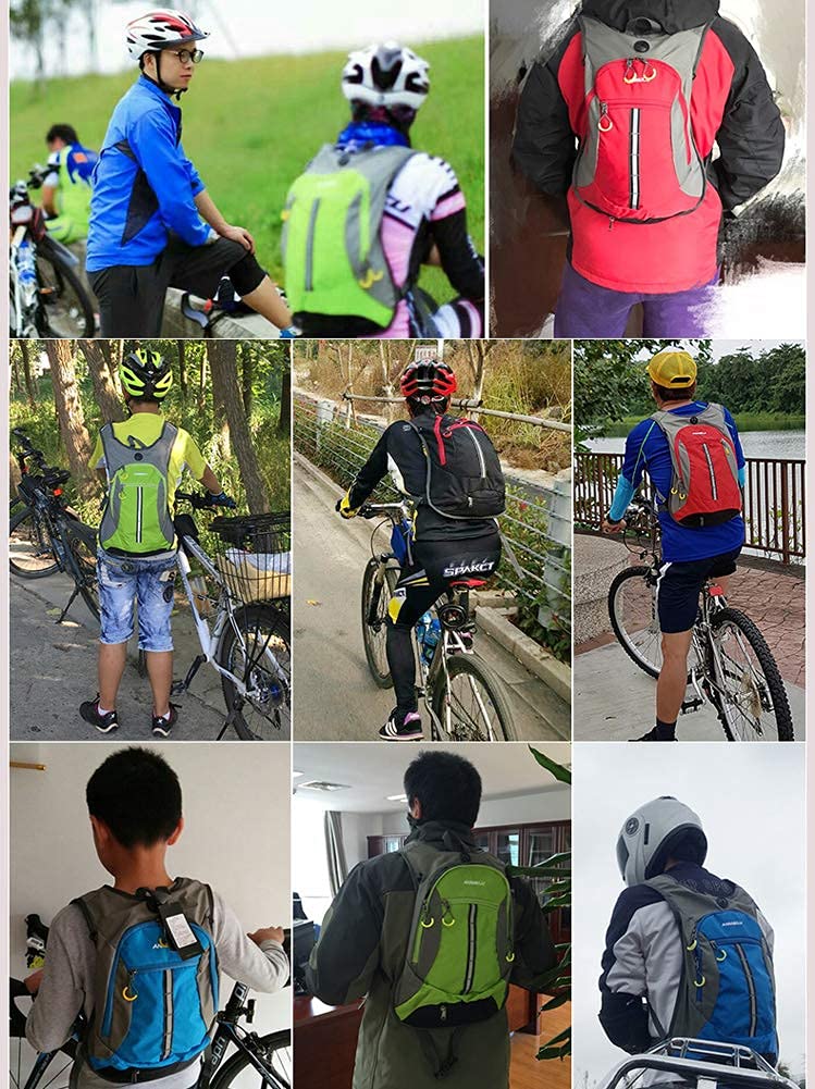 Outdoor-Tasche, Fahrrad Fahrrad Rucksack für Männer Frauen Reise Rucksack Taschen mit Regenschutz Rucksäcke Outdoo Sports Hydration Wassersack Reiten Daypack Travel