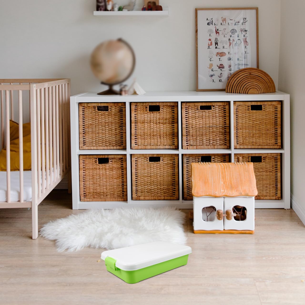Outdoor Toys Storage Box Large Plastic Sand Tray Box Boys and Girls Toy Bin Sturdy Construction Versatile for Art Supplies