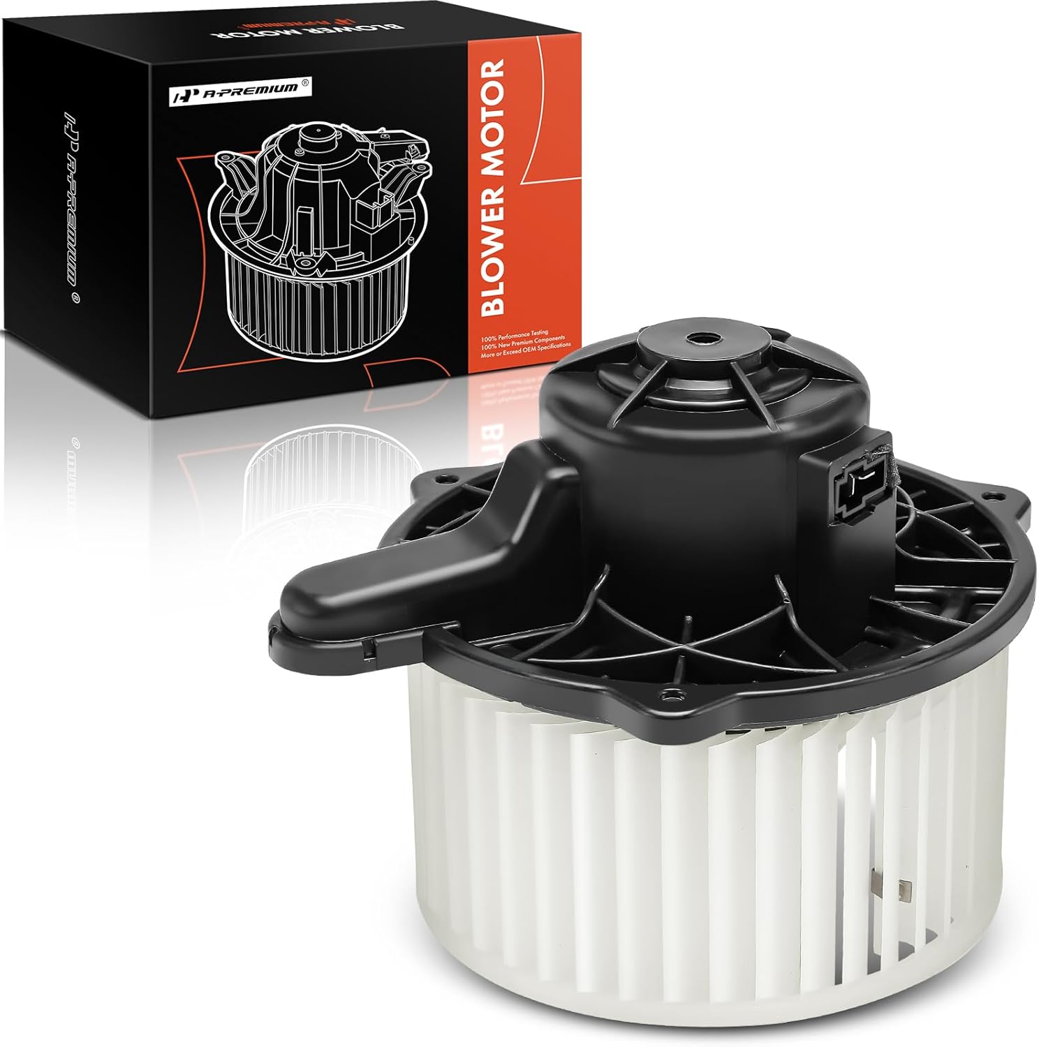 A-Premium Front HVAC A/C Heater Blower Motor Compatible with Kia & Hyundai Vehicles - Santa Fe 2010-2017, Santa Fe Sport 2013-2017, Sorento 2011-2015, with Fan Cage