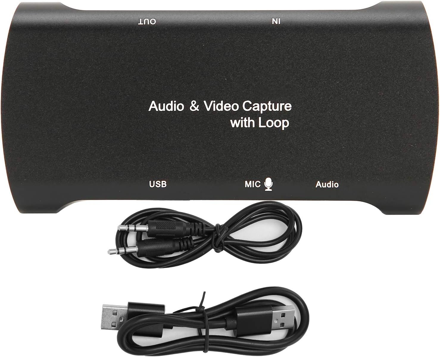Audio Video Gaming Capture Card with Loop, HD Capture Card for Streaming, 1080P 60FPS HDMI Video Recorder with USB 3.0 Port, Plug and Play for PC Laptop