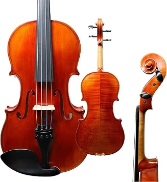 Master 4/4 Full-Size Violin | Hand-Varnished with 20+ Year Aged Italian Spruce & Bosnian Maple | Professional Orchestra Instrument for Professional soloists and session players VIO1237