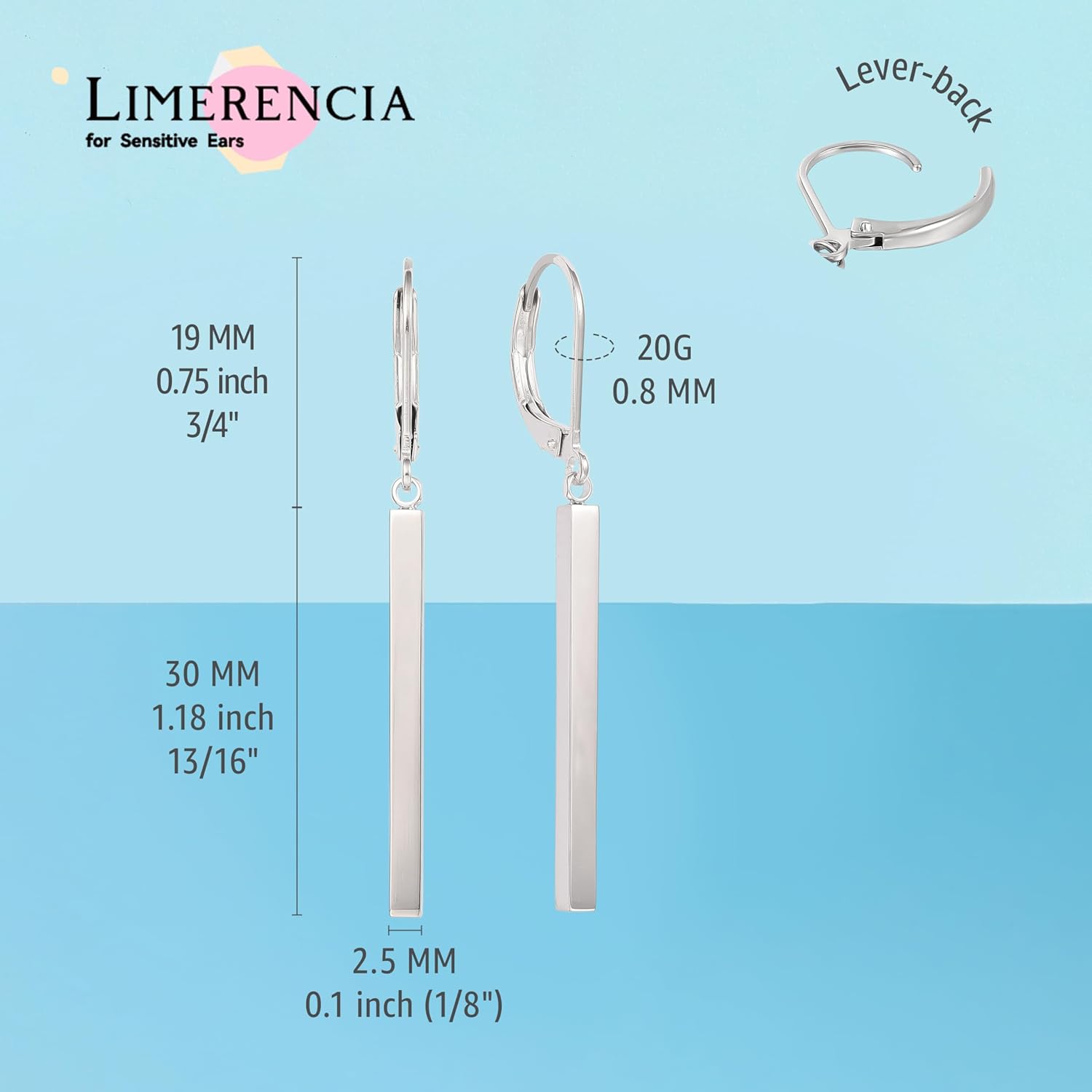 Limerencia G23 Titanium Leverback Earrings Dangle Drop Earrings for Women Fashion F136 Titanium Earrings Hypoallergenic Jewelry Gift - Image 4
