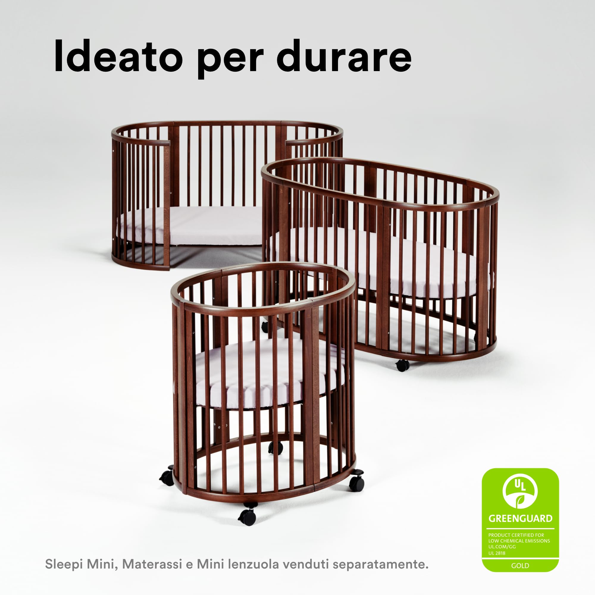 Stokke Lenzuolo sotto Sleepi, White - Morbide lenzuola per sogni dolcissimi - Per i letti Sleepi - 100% morbido percalle di cotone - Lavabile