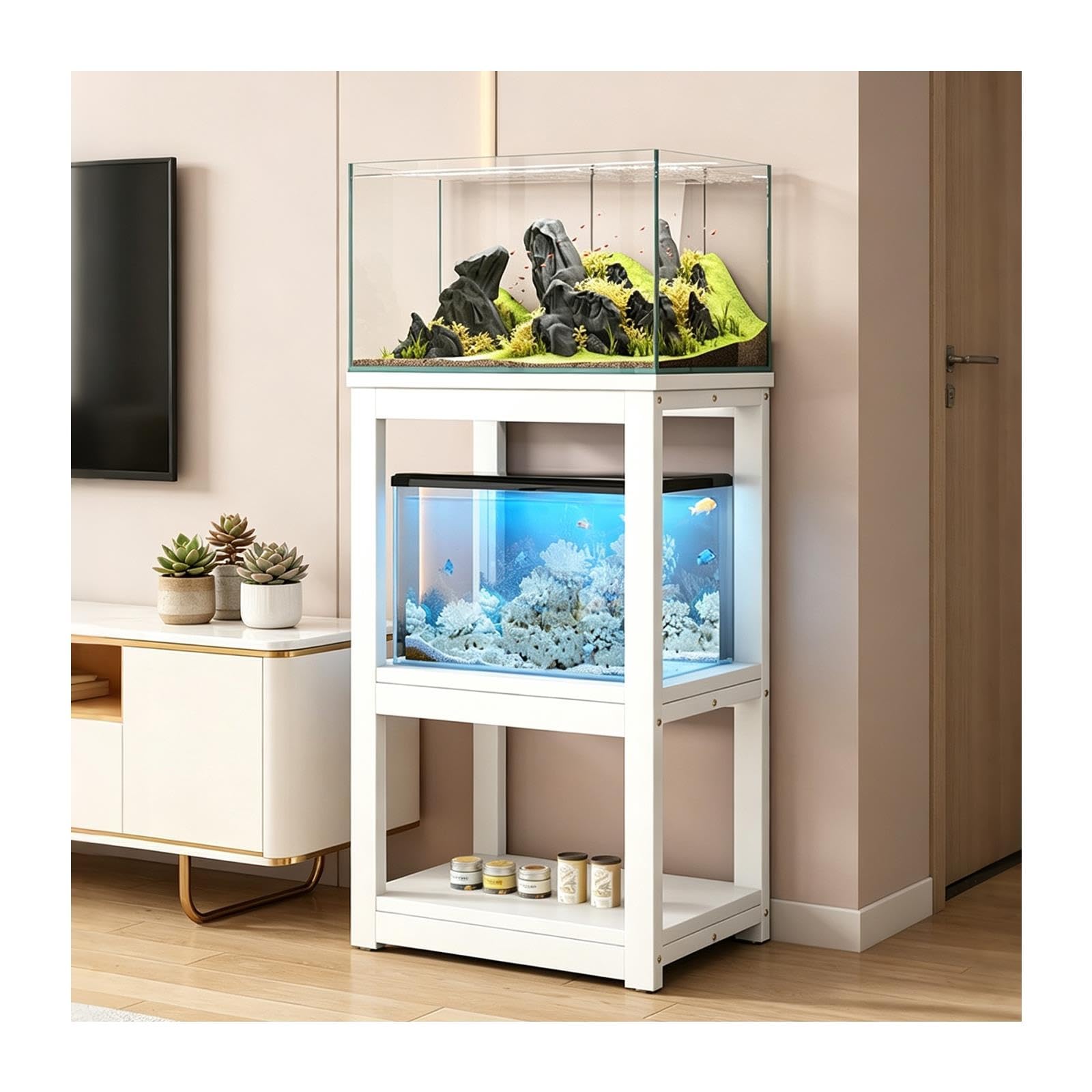 Tavolo per Acquario, Mobile Acquario, Elevata Capacità Portante