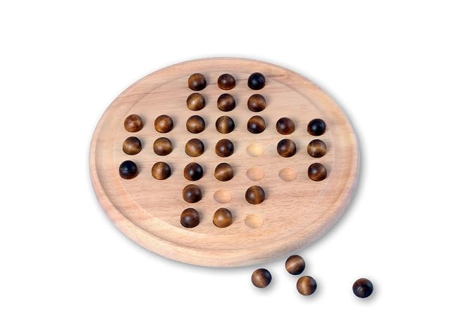 Foto 4 de 8 de Engelhart - 200119 - Juego de Solitario Inglés Clásico de Madera - 33 Hoyos