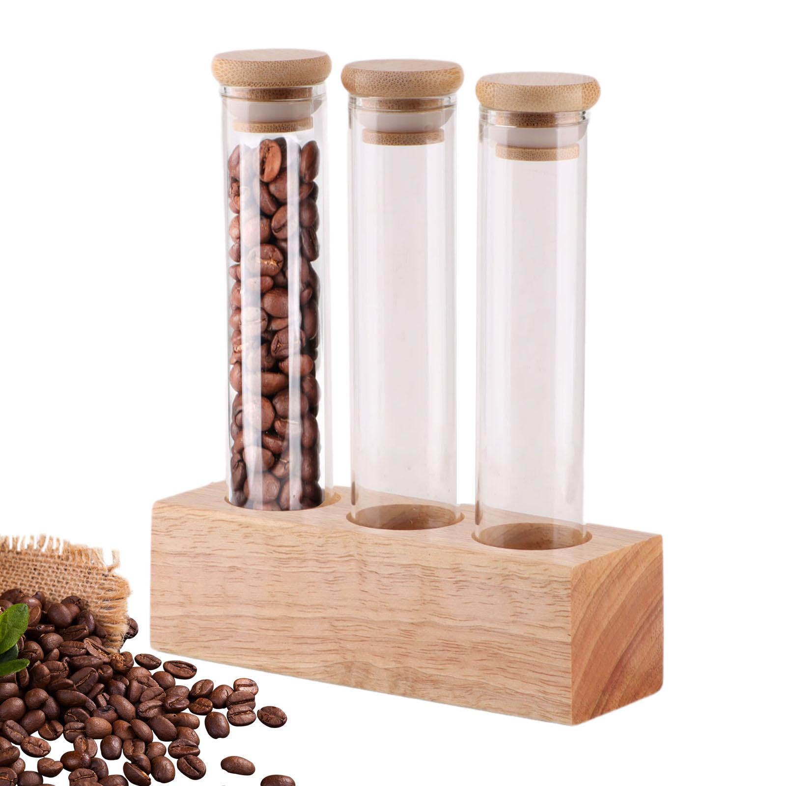 Amazon｜Fenteer ガラス製コーヒー豆保存容器 コーヒー豆保存