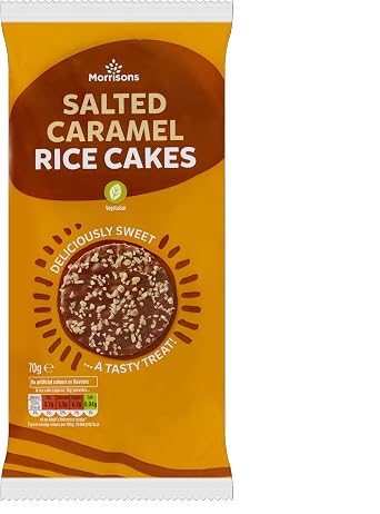 Morrisons Chocolate Salted Caramel Rice Cakes 70g