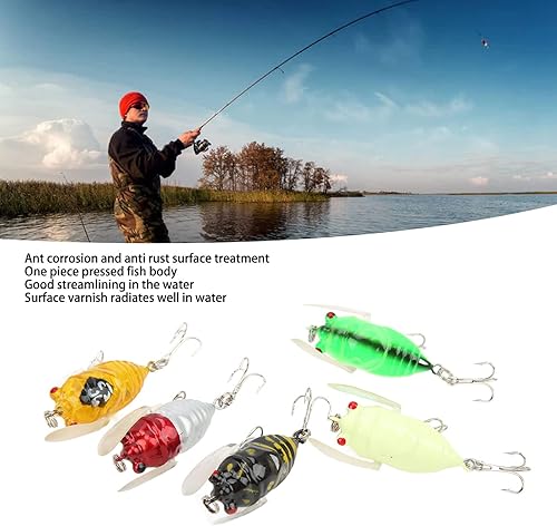 Miniatura 7 de Señuelos de pesca para lubina, señuelos realistas simulan cebo de pesca en forma de cigarrillo, anzuelo artificial de natación de agua dulce, para