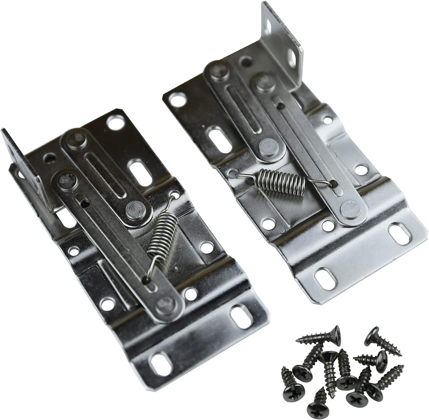 SUUJI Tip Out Tray Hinges,1Pair 45 Degrees Tilt Tray Hinge, Steel