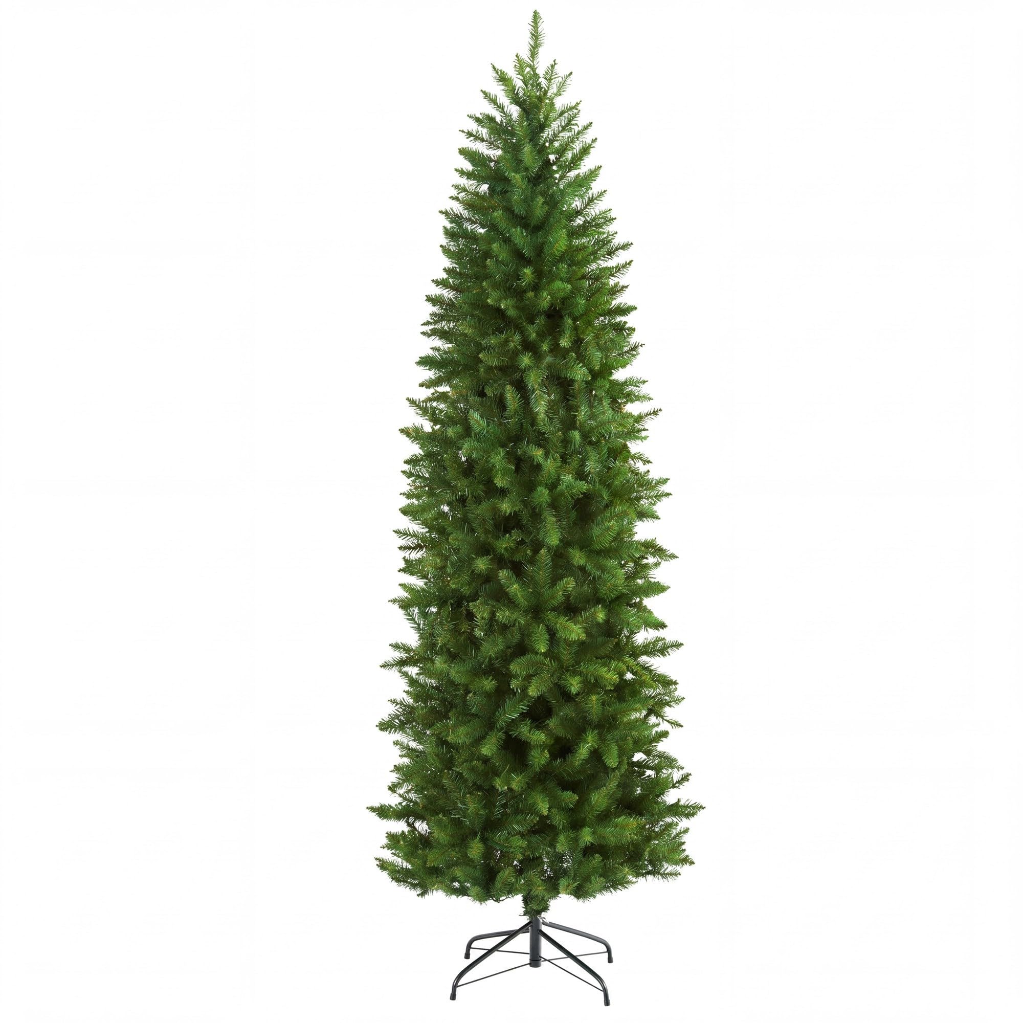 Nearly Natural 7ft. Slim Green Mountain Pine Artificial Christmas Tree