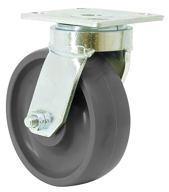 48-UAB-0821-S 48 Freedom Series 9-1/2" High, 8" Torus Wheel, Swivel Caster