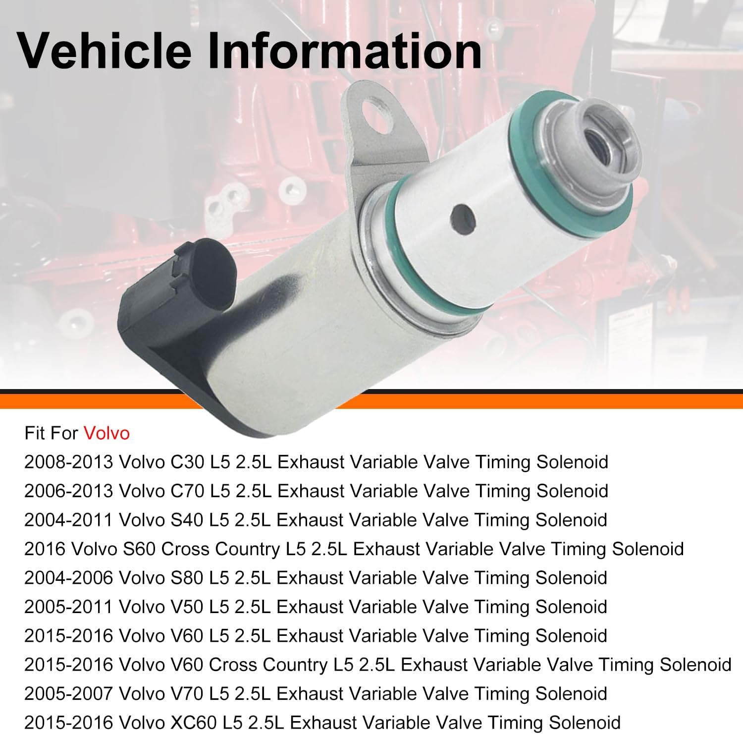 918-094 Engine Variable Valve Timing VVT Solenoid Replace 31216222 36002688