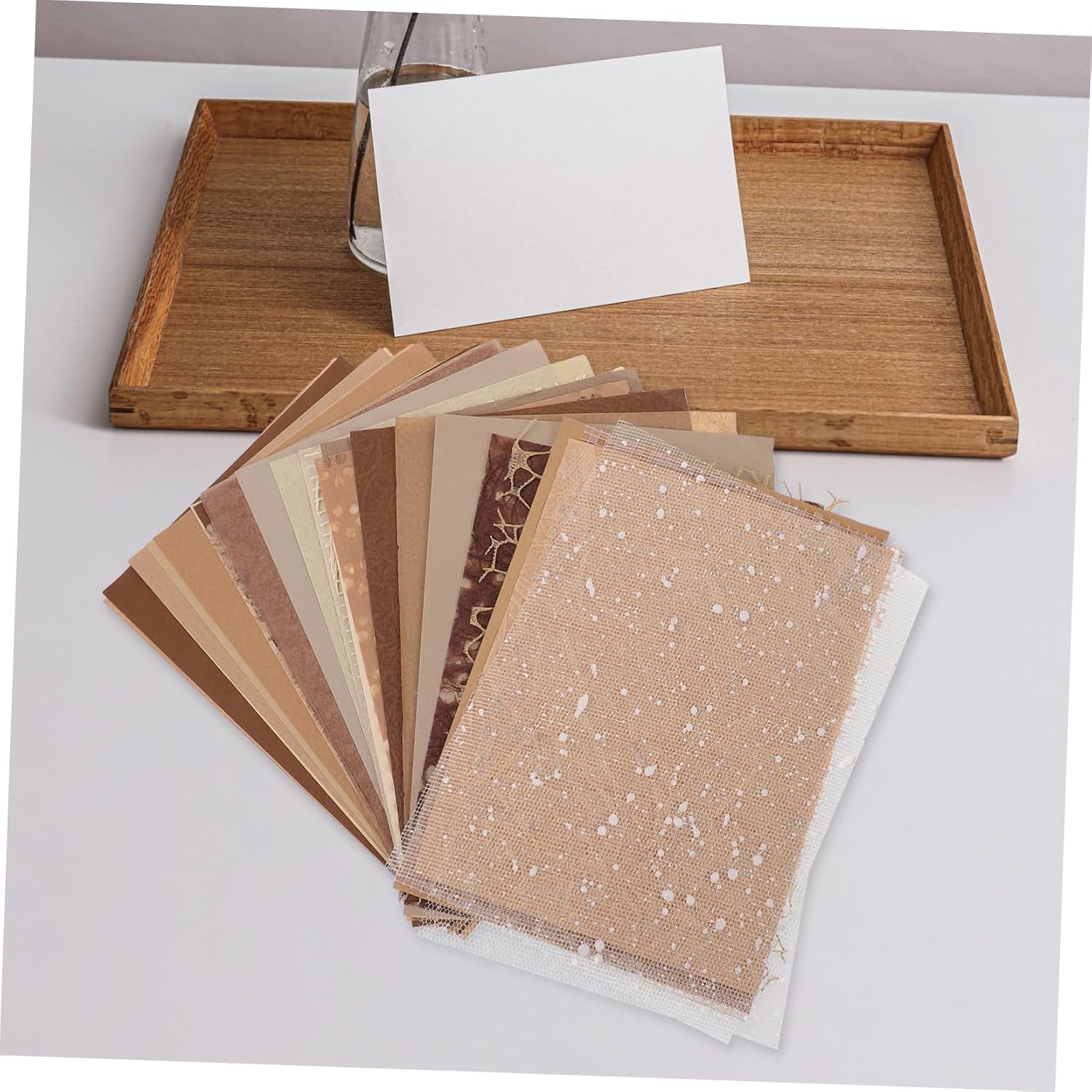 Artibetter 30 Sheets Decorative Scrapbook Paper for DIY Crafting Textured Backgrounds for Journaling for Card Making and Creative Projects Non Repeating Designs