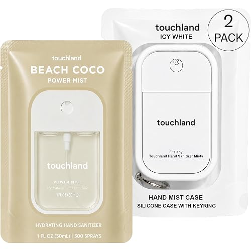 Touchland Hand Sanitizer Spray + Case Set, Vacation Mode – 1 x 1 FL OZ