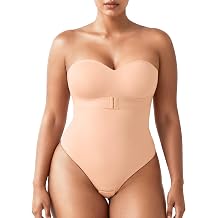 Shapewear Bodysuit Tummy Control Strapless Bra Shapewear for Women Strapless Faja Body Shaper Thong Light Shapewear