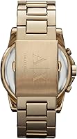 Vista 2 de Armani Exchange - Pulsera cronógrafo de oro para hombre, Oro, Cronógrafo